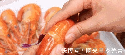 鲜虾|才发现,大虾身上有个“小机关”轻轻一拉,完整脱壳,3秒一个!