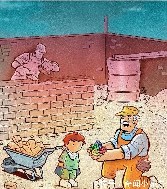 插画作品|17幅描绘人性的插画,赤裸裸的现实,刺痛我们的神经