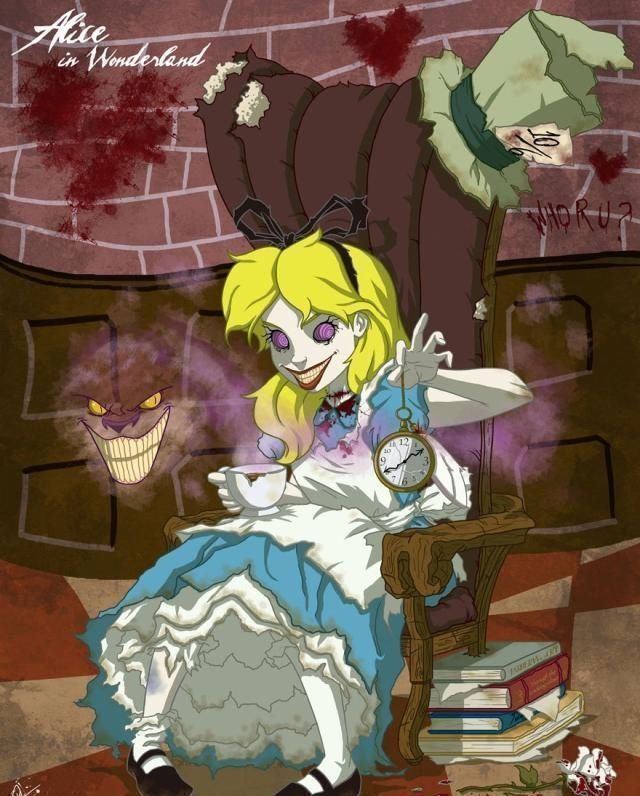 白雪公主#迪士尼公主变成恐怖“怪物”,丧尸让人害怕,吸血鬼画风妖娆