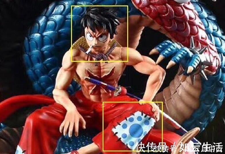 中路飞|海贼王凯多战败手办,500元有百万效果,网友却骂了路飞