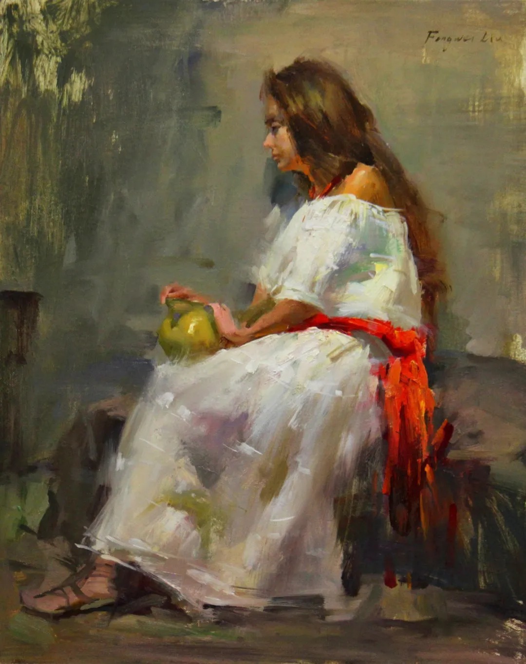 笔力独到,气势如虹,看看这二位的油画