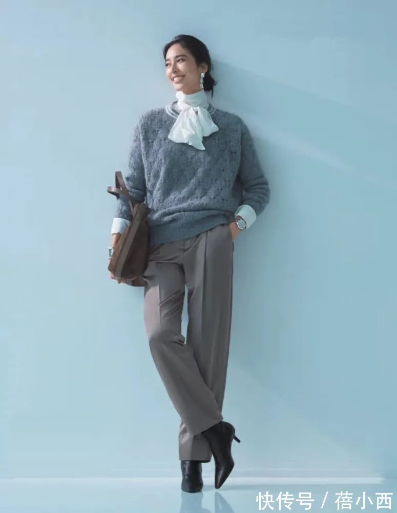 穿搭|早春建议30+女性多穿“毛衣”,搭配裤子、半身裙,高级又显气质