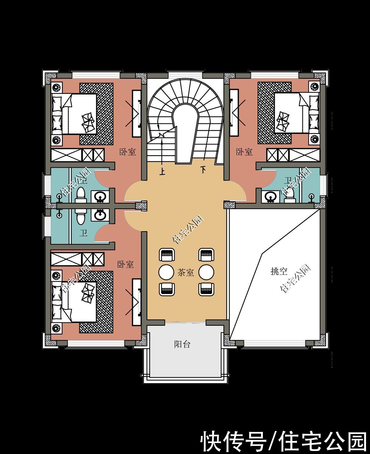 回农村给父母盖养老房,三兄弟各选了一套图纸,大家看看哪套好?
