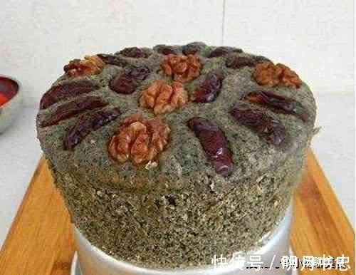 黑芝麻粉|健康，营养，美味的粗粮发糕，一滴食用油都没有