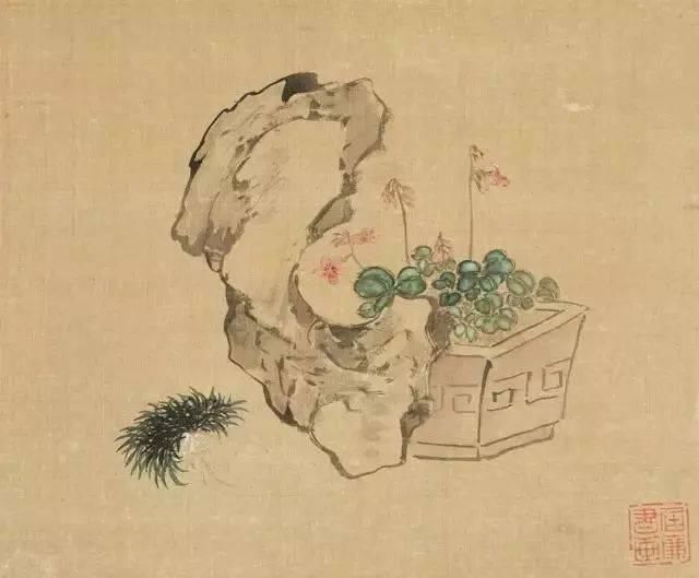 “花草四雅”的菖蒲画选粹