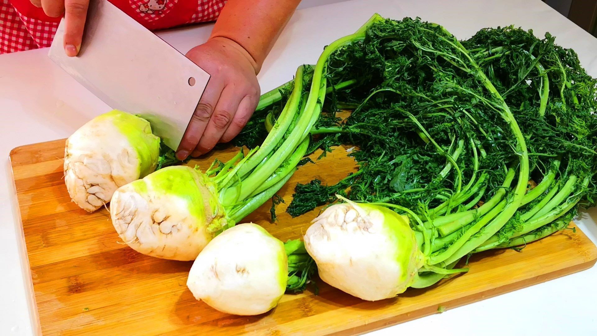 腌芥菜，最忌直接加盐腌，老妈用了30年的秘方，香味浓郁不易坏