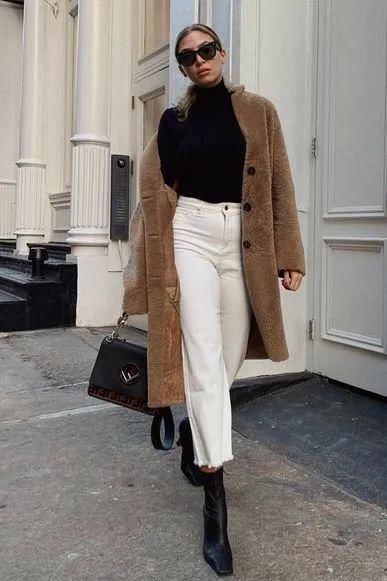  搭配大衣|你穿大衣+靴子的样子，真的时髦极了！