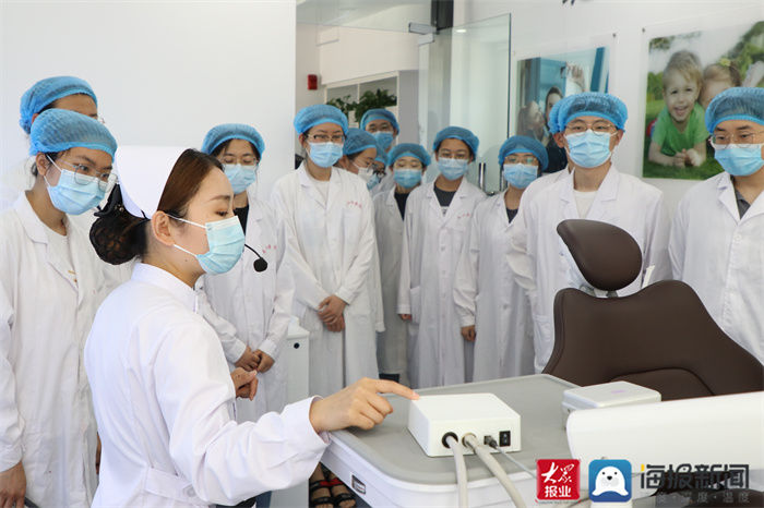 泰安|山东第一医科大学吴长春教授携学生一行到泰安牙雅口腔医院见习