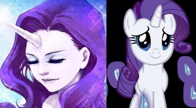 小马|当《小马宝莉》变“拟人欧美”画风,柔柔变宅男女神,黛西变男生