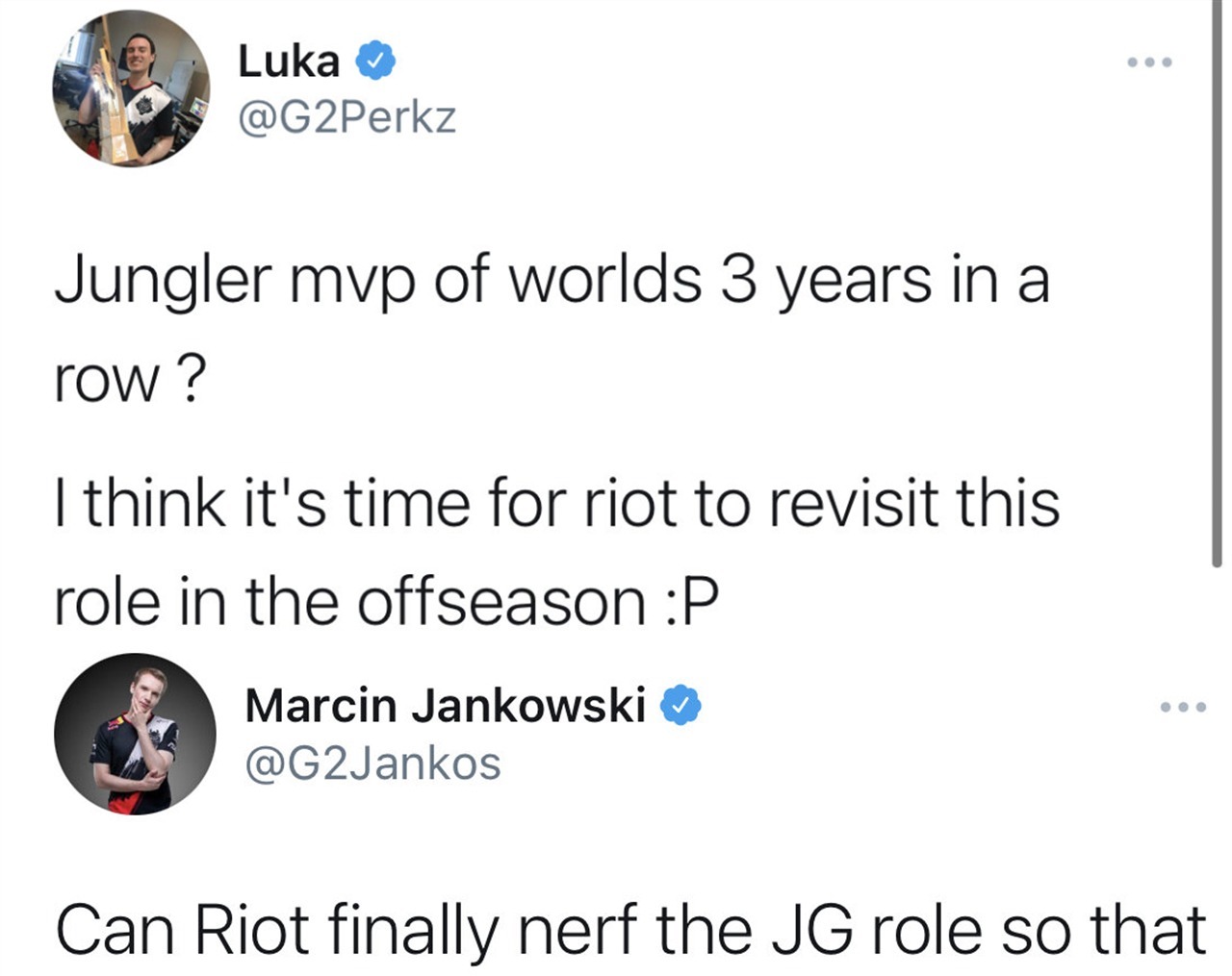 版本|S10世界赛结束后,多名选手呼吁削打野,LPL两大真神齐叫惨