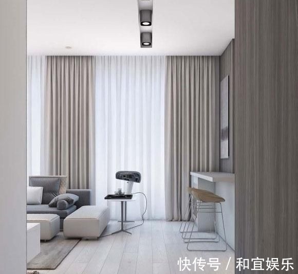 时尚|全屋平面吊顶真不错,餐厅包进厨房更实用,很高级的三房装修设计