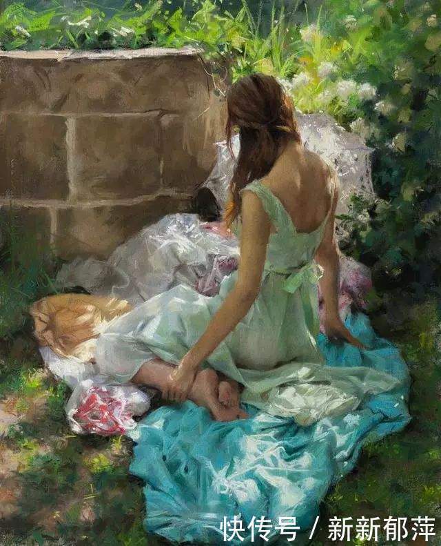 衬布#这位老画家笔下的人物身材,女人看了都羡慕!