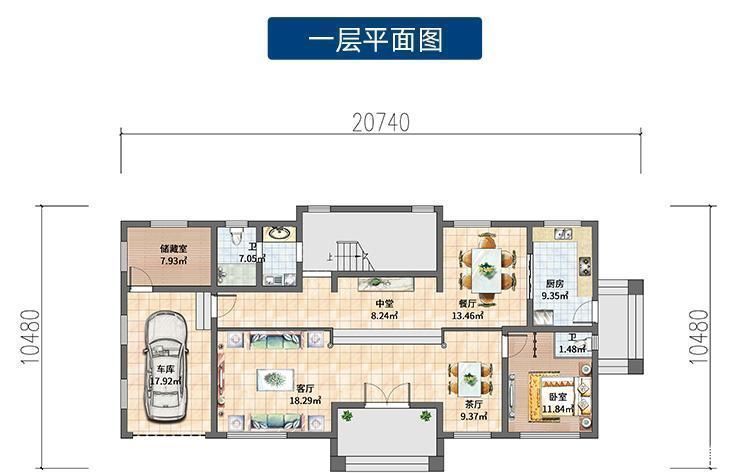 中堂|网友质疑 180平的二层别墅, 只有4个卧室, 白瞎了一块好地