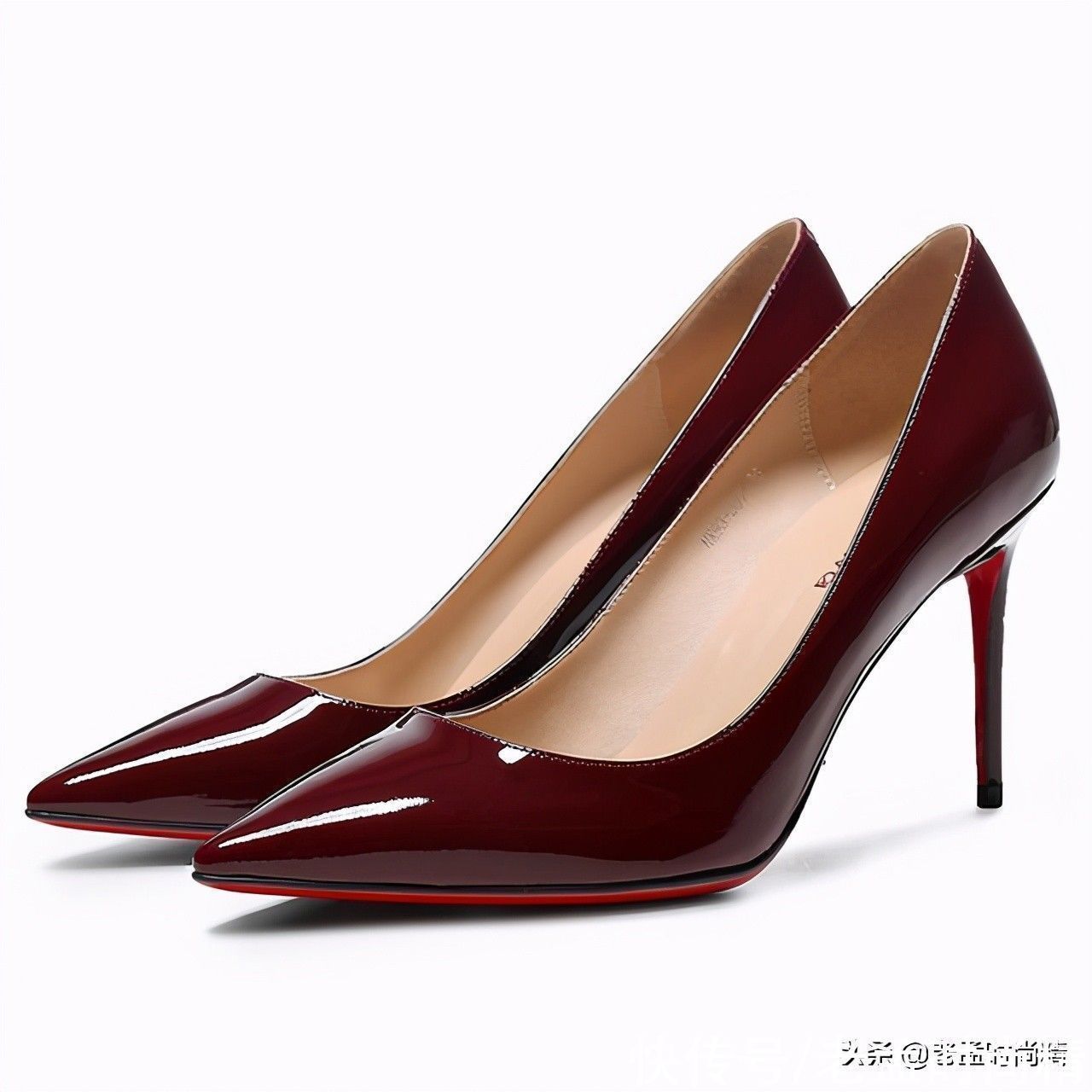 韩版 高雅性感的尖头真皮高跟鞋,与秋季一起奏响欢快的乐章
