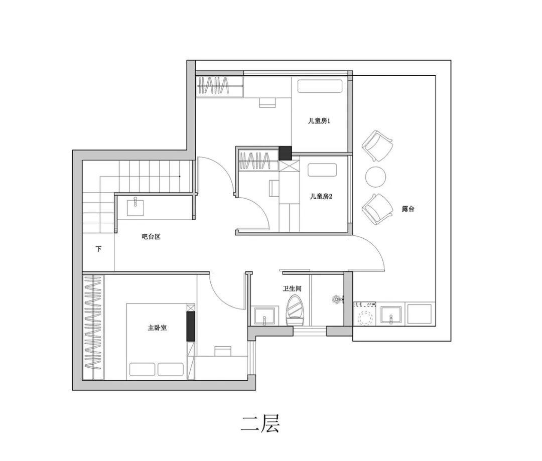 客厅|158㎡复式3房改4房，空间翻倍的超实用绝招！