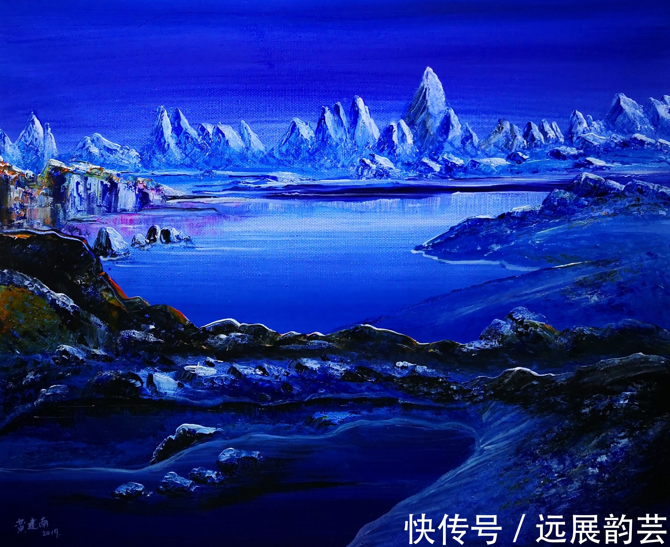 画作|黄建南画作:近看回味无穷,远看惊天动地