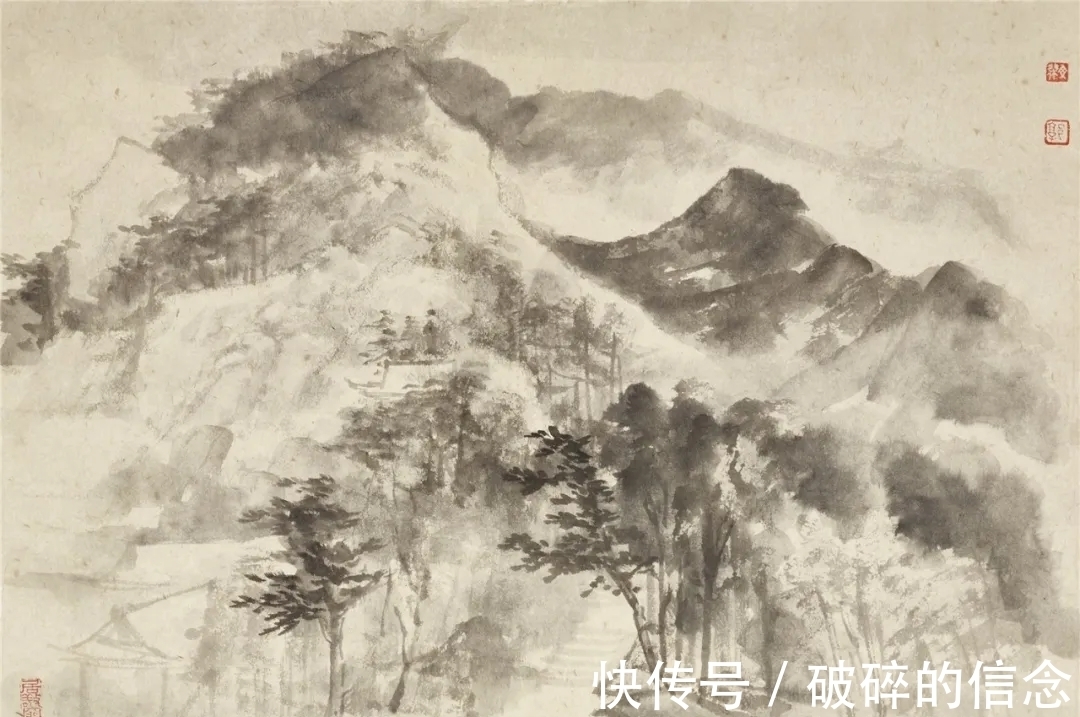山水画&南北兼容|郭文杰山水画