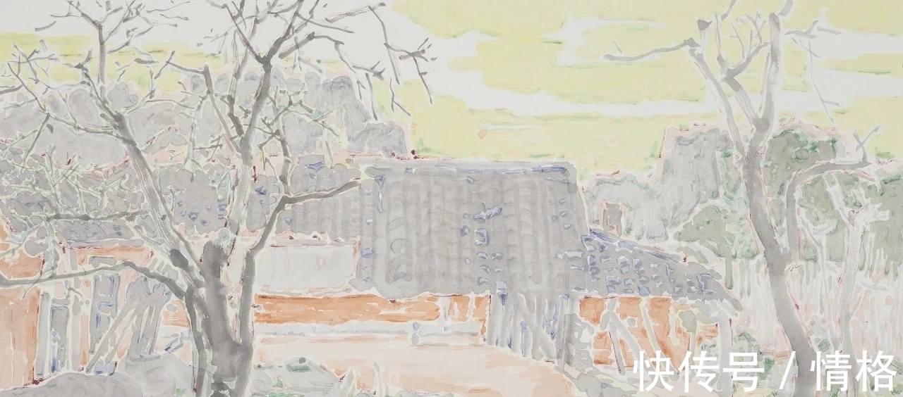 王跃奎#国家画院|王跃奎的山水画,“洋气十足”的山水画!