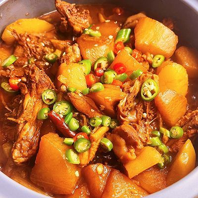 糖色|红烧鸡肉炖土豆