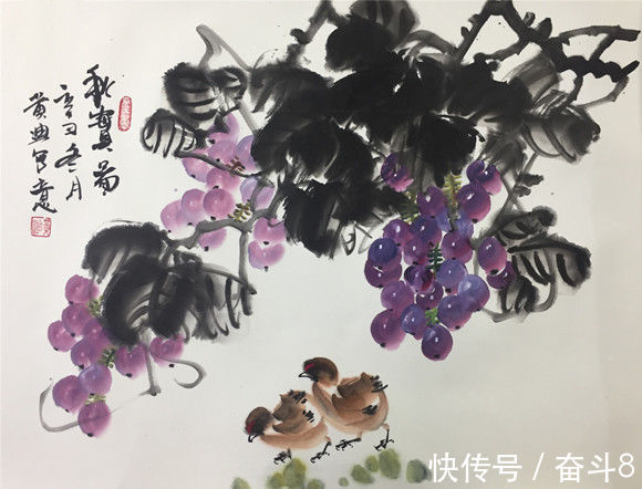 黄迪@画家黄迪——韵点丹青形在心,豪情妙笔意写彩