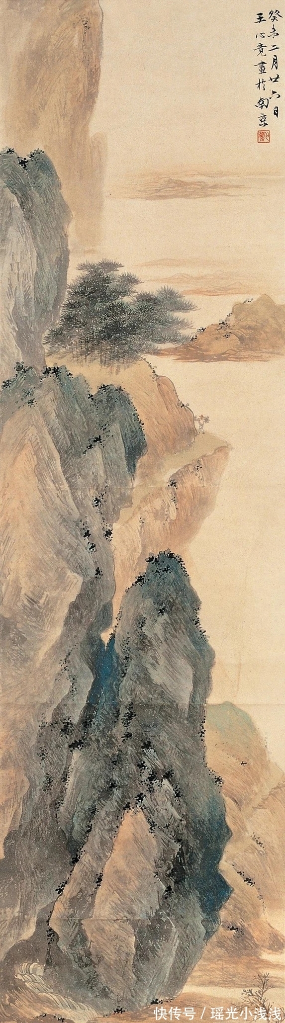 山水画家@天妒英才!一位在世45年的著名山水画家