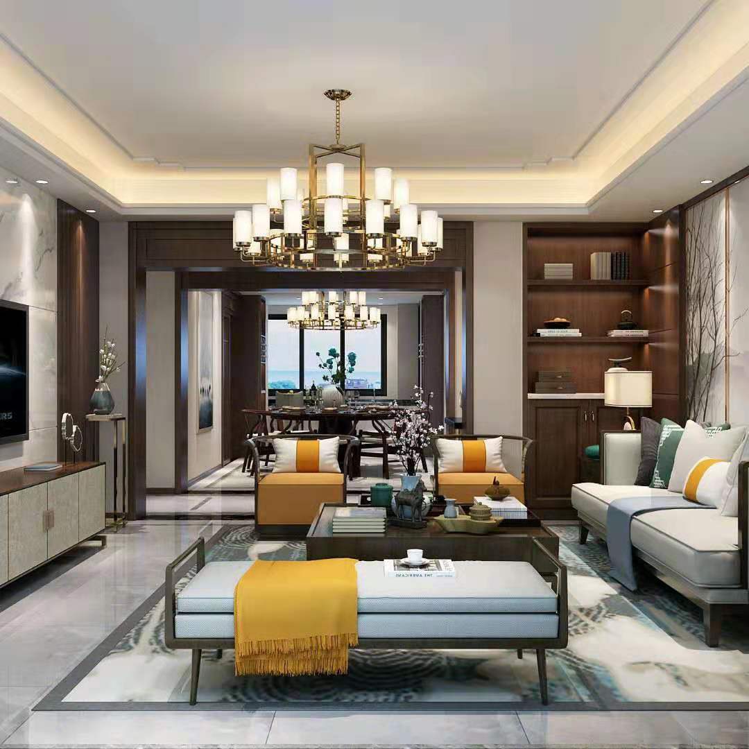 现代新古典装修,清新优雅,呈现出浓浓的东方情调,稳重大气