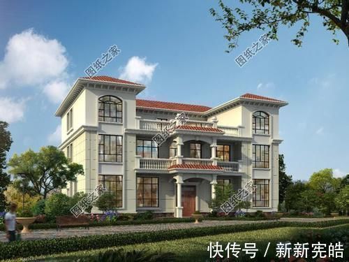 雙拼別墅|農(nóng)村雙拼兄弟房別墅設(shè)計圖紙,推薦三款,兄弟姐妹都可以建