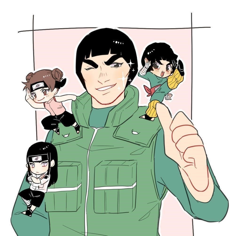 飞段|画师绘制《火影》同人图,木叶十二小强变公仔,画面非常温馨