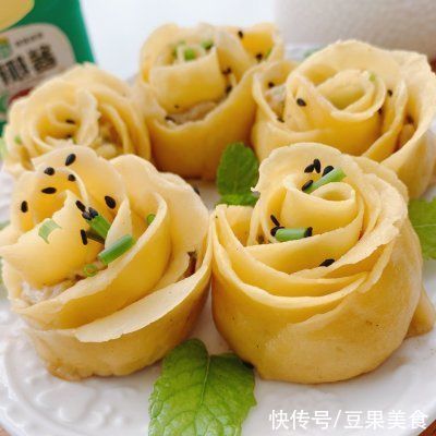 小米粉|有了这些七夕节早餐丨黄玫瑰煎饺，实力下酒