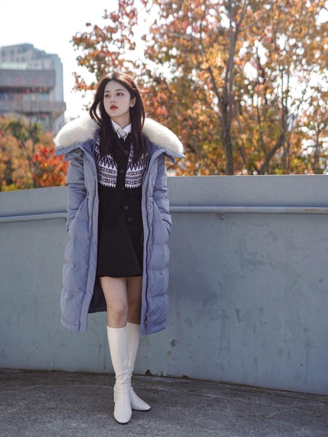 气质 冬天还是穿“羽绒服”更暖和,简约利落又有格调,让你穿出气质美