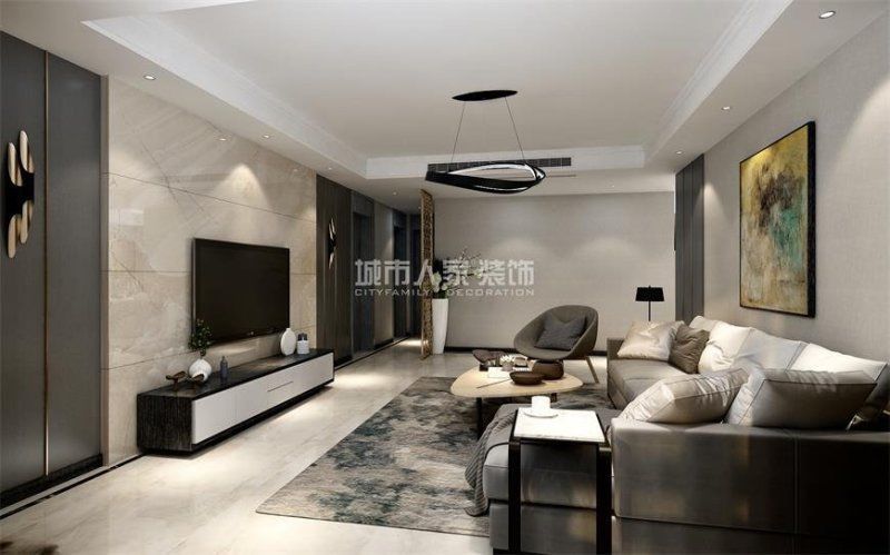 官方旗舰店|婆婆把132平米的房装修成这种现代风格，一进门就看呆了