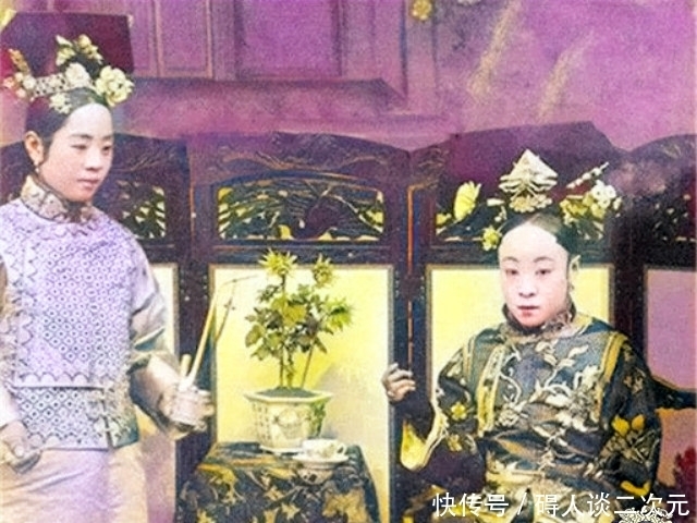 紫禁城|紫禁城八大女官罕见老照片：图八是真正的公主，图十格格长相漂亮