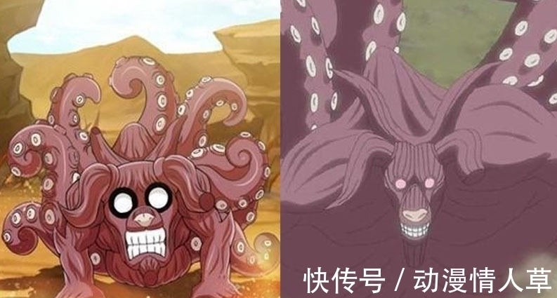 尾兽们|火影忍者:九只尾兽小时候和现在对比,你最想养哪一只?