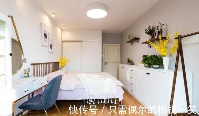 精致|50m2老破小爆改:餐厨合并功能叠加,一居改两室,精致又清新!