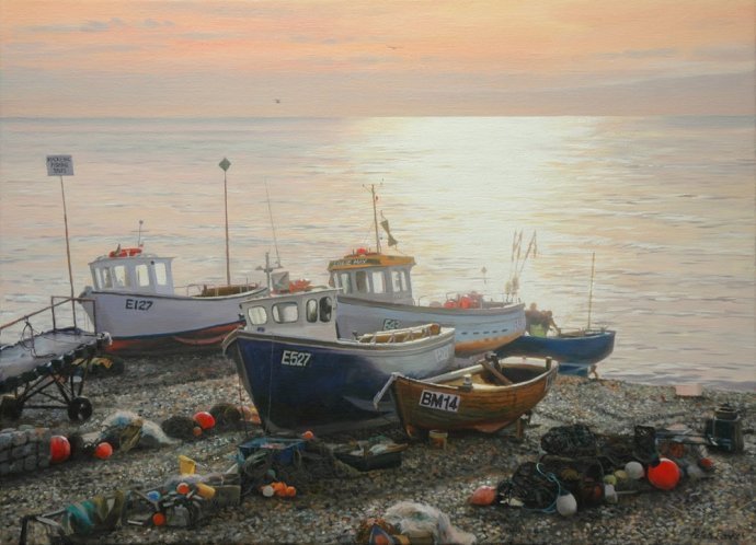 Peter#英国Peter Barker油画风景(二)