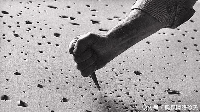 艺术|一刀封神!他在油画布上割了一刀,便成绘画大师,一幅画卖1