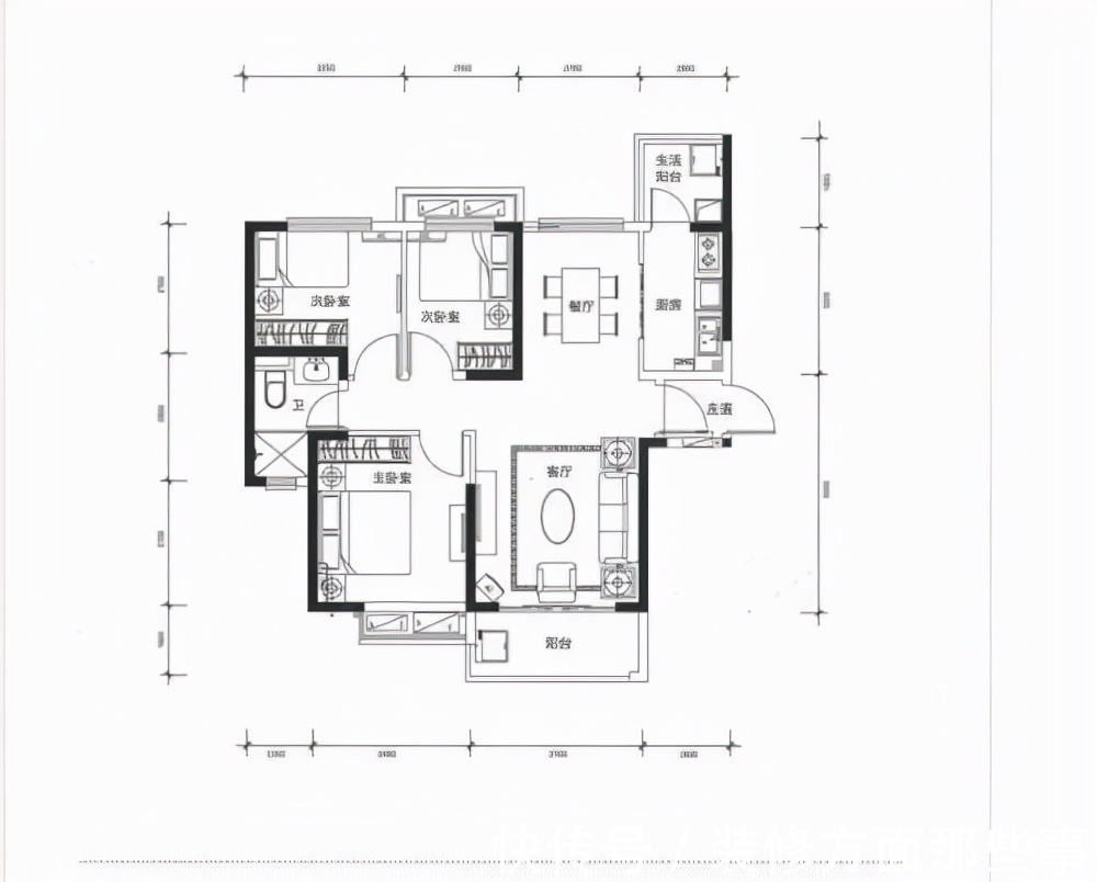 镜子|110平现代简约风三居室,温馨宁静的卧室设计太好了