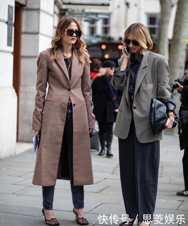 格纹大衣又回来了!今年流行这3种款式,你别说还真好看