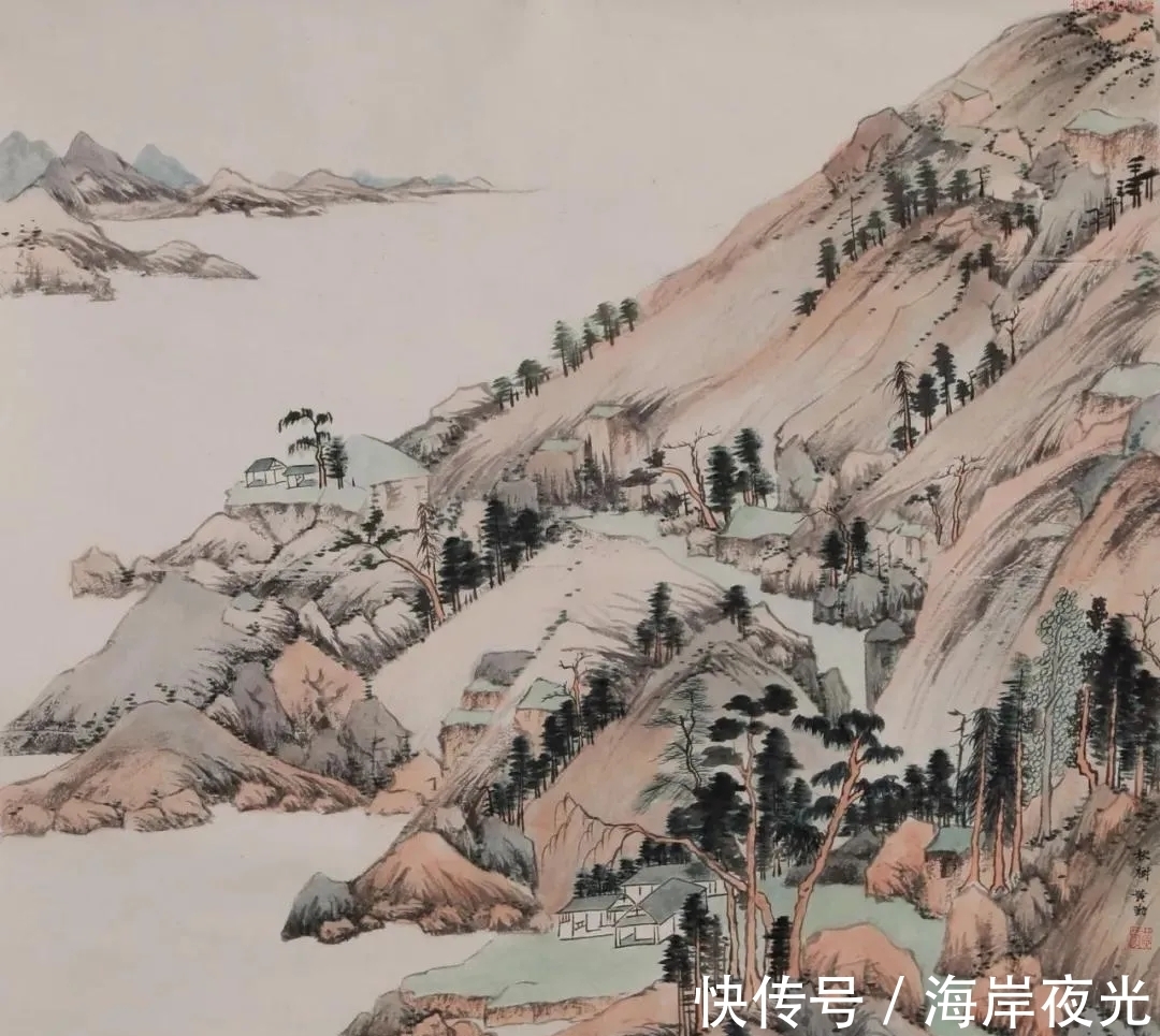 张谷旻#一个有才情的女画家|黄勤山水画