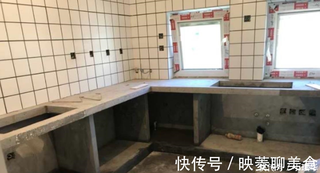 瓷砖|老公硬要装“水泥不锈钢”橱柜，完工变“工业风”！真心耐用！