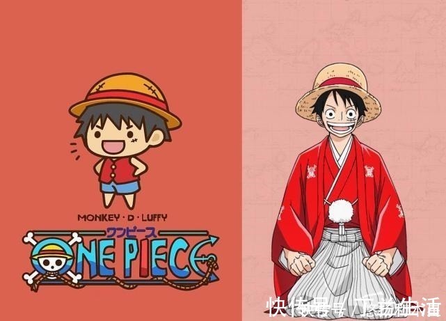 草帽海贼团|海贼王身穿“传统和服”的草帽海贼团,索隆从头“绿”到脚真帅
