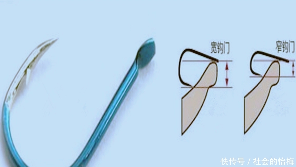伊势尼|钓鱼技巧:鱼钩有宽门、长柄之分,在野钓中应该如何选择?