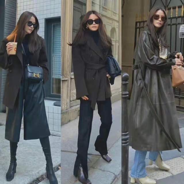 冬天 纯黑单品如何避免单调?冬天这样穿太OK