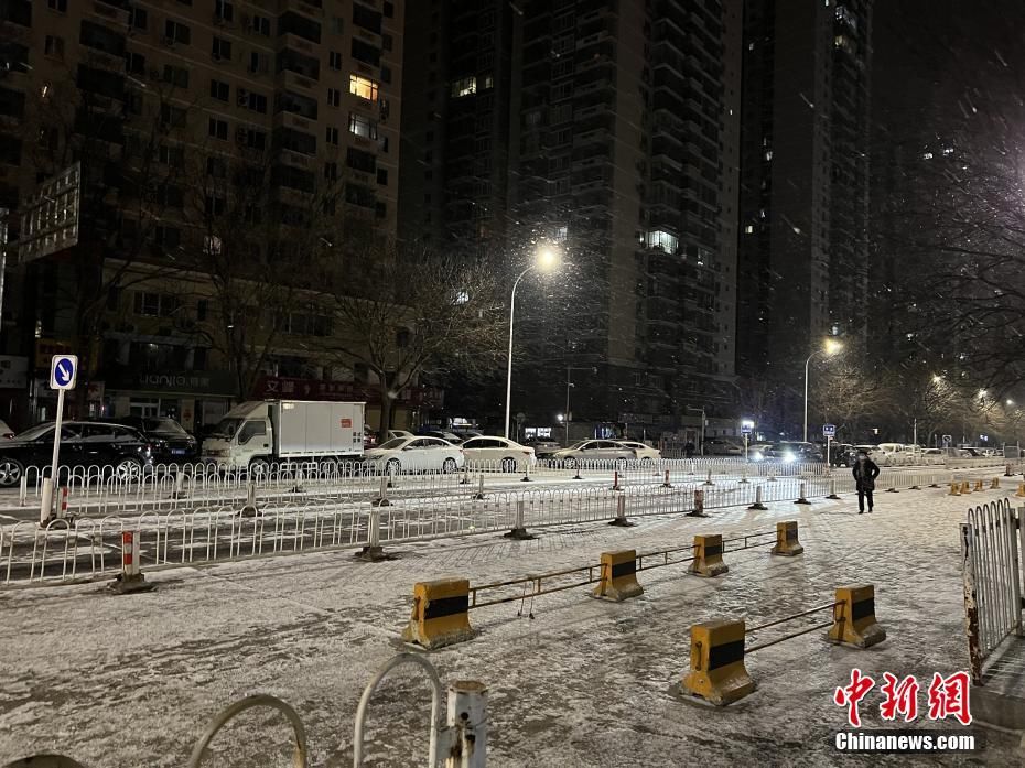 降雪|雪中的北京天安门广场