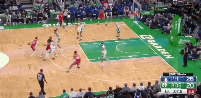 凱爾特人|小庫里投進(jìn)首節(jié)最后一攻，首節(jié)5中4得到10分2籃板2助攻