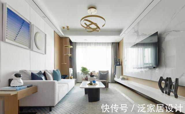 实用|98平简约风三居室，充满科技感且大方实用是这个家的代言