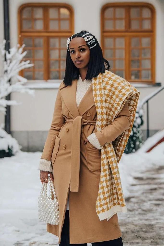  戴起来|天冷了，大围巾戴起来！