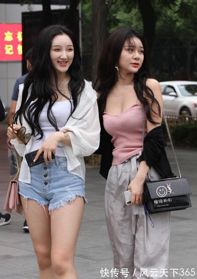 短裤|街拍 短裤还是阔腿裤 难以抉择