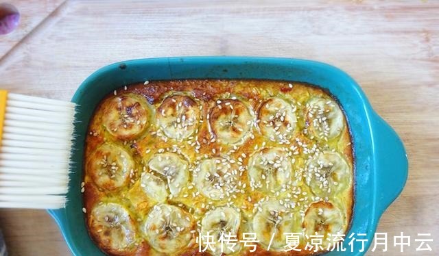 我的早餐主食火了，不用面粉不用油做蛋糕，营养健康吃不胖，特香！