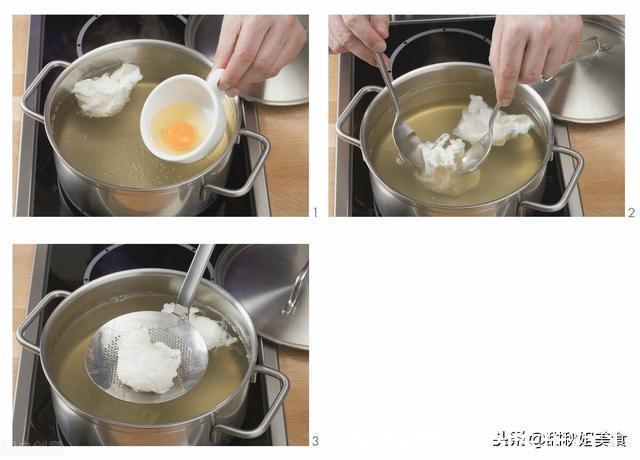 水煮荷包蛋有诀窍，0失误不散花，个个又圆又嫩，堪称完美